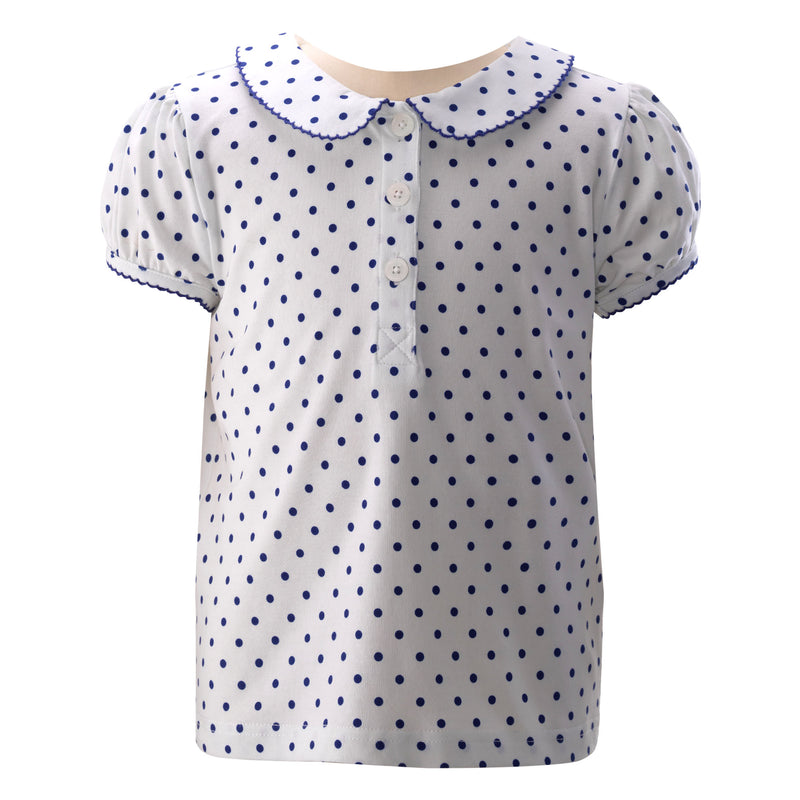 Polka Dot Polo Shirt