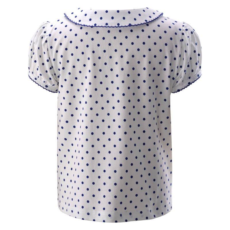 Polka Dot Polo Shirt