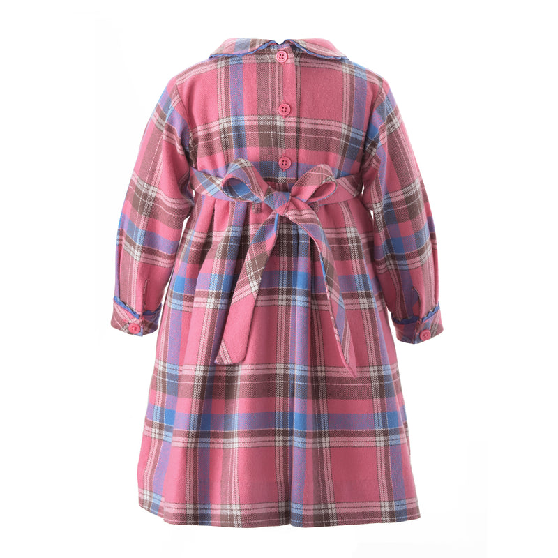 Checked Pleated Dress & Bloomers