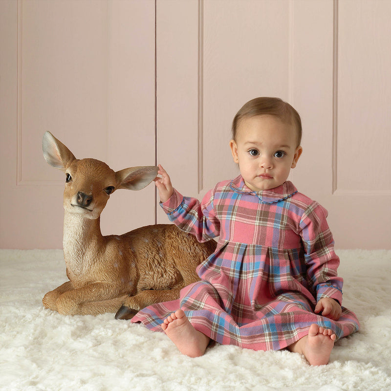 Checked Pleated Dress & Bloomers