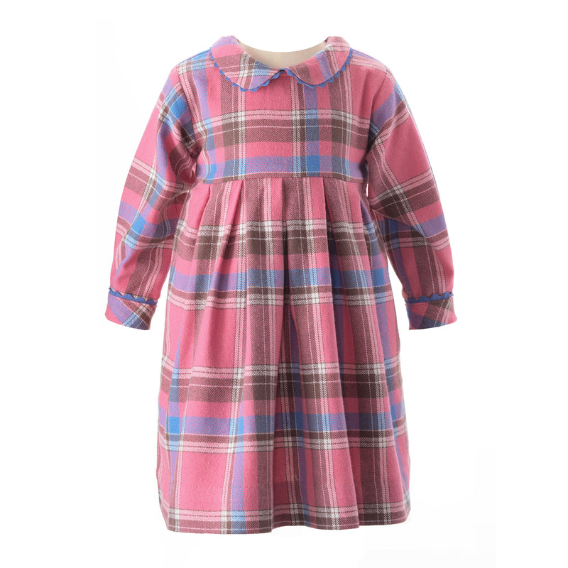 Checked Pleated Dress & Bloomers