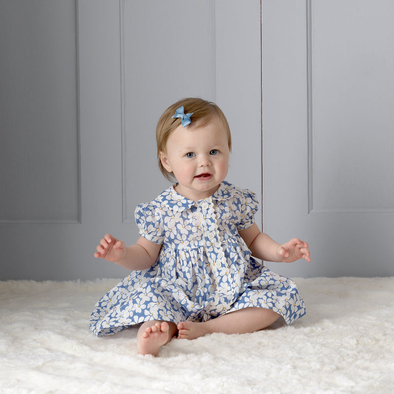 Daisy Button-Front Dress & Bloomers