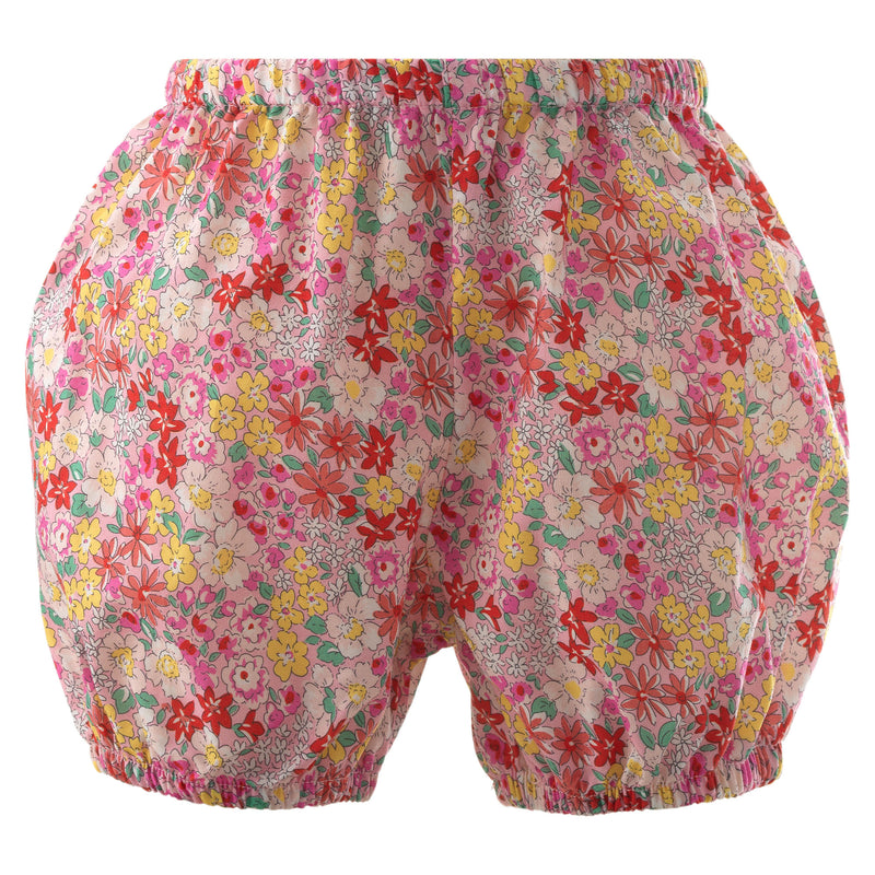Ditsy Garden Button-Front Dress & Bloomers