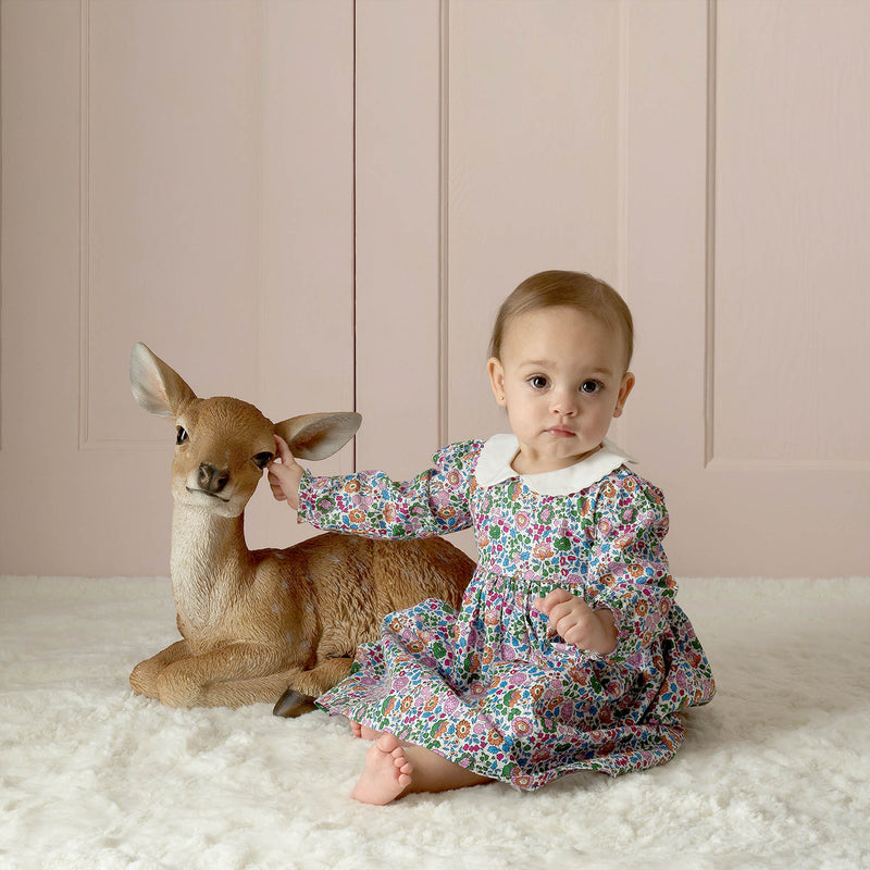 Ditsy Floral Collared Dress & Bloomers