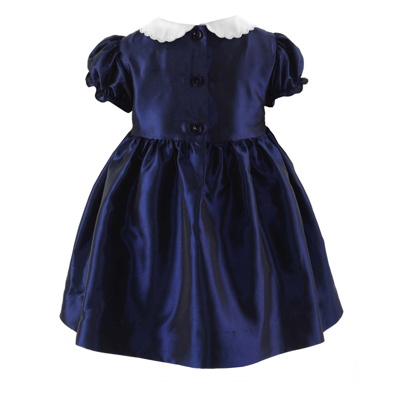 Taffeta Smocked Dress