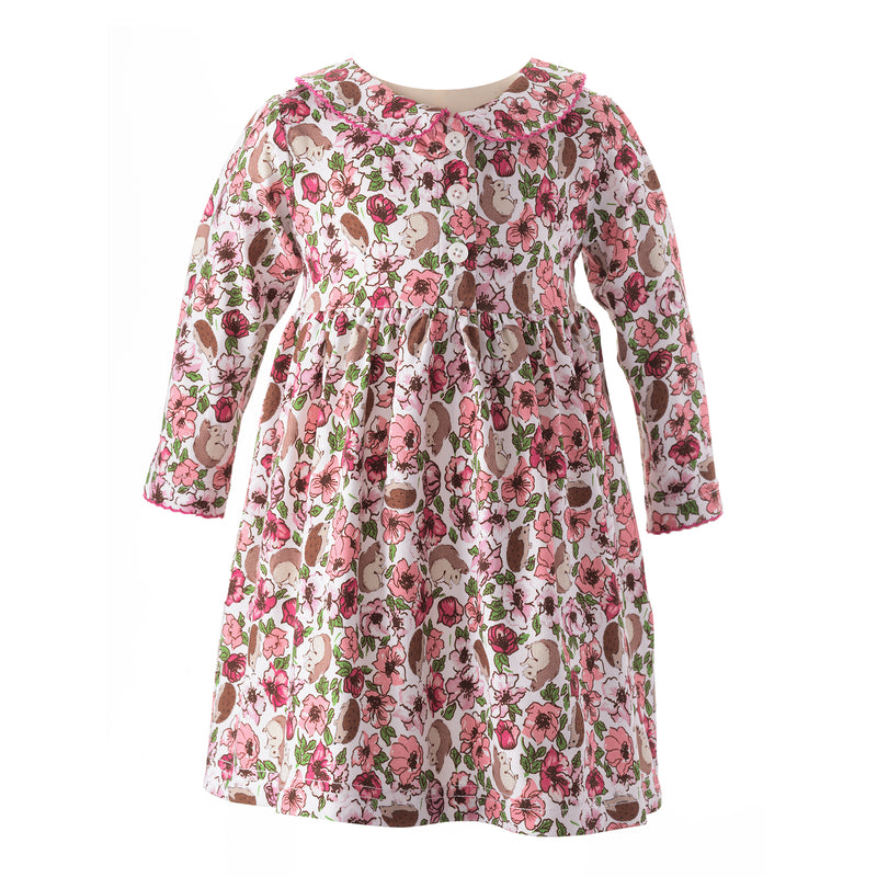 Woodland Floral Jersey Dress