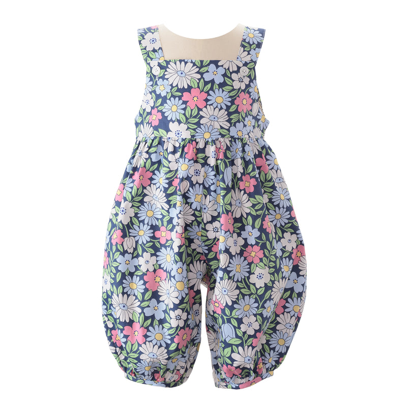 Tulip Floral Dungarees