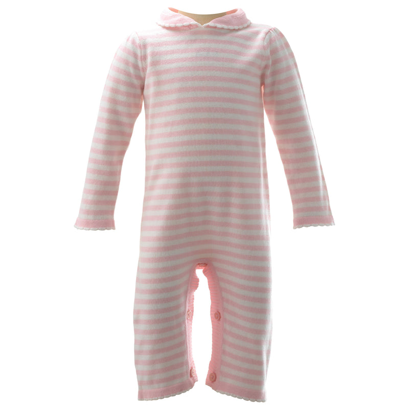 Pink Knit Playsuit Gift Set