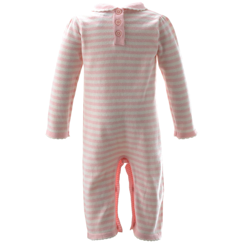 Pink Knit Playsuit Gift Set