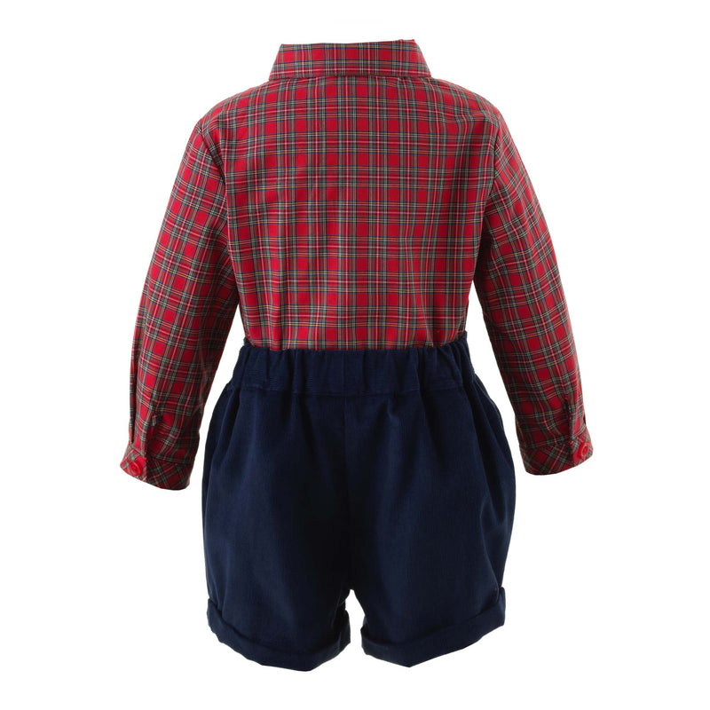 Tartan Shirt & Short Set