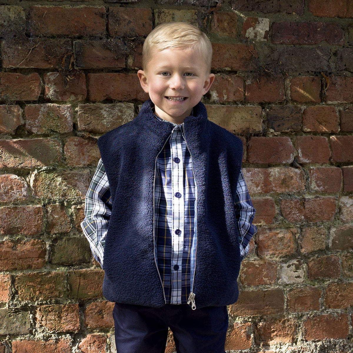 Reversible Shearling Gilet