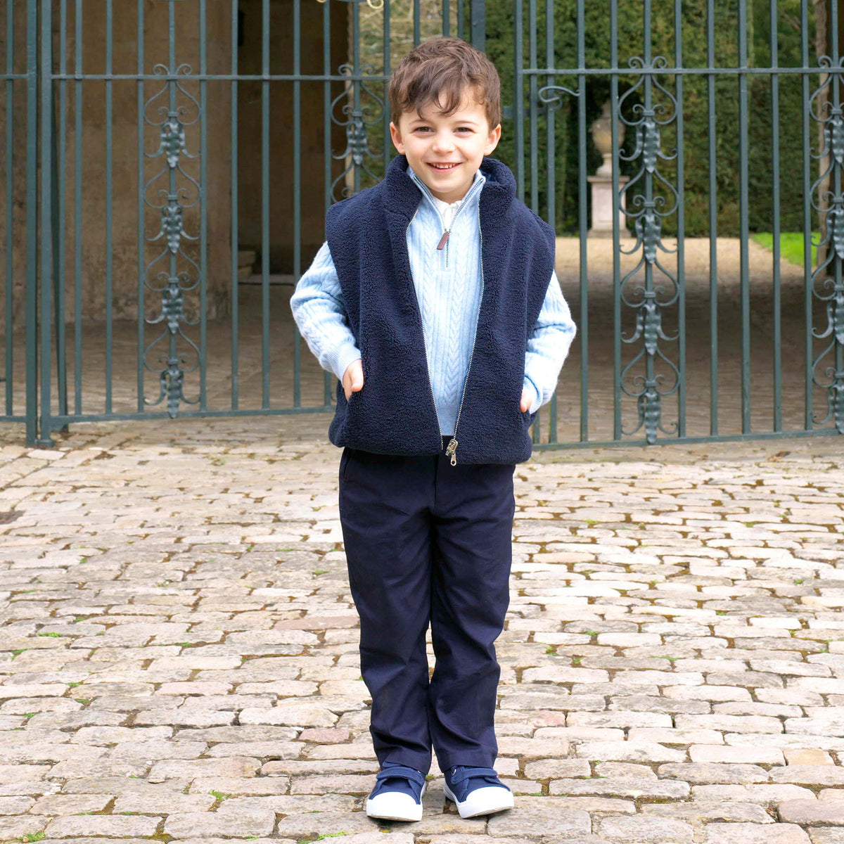 Reversible Shearling Gilet