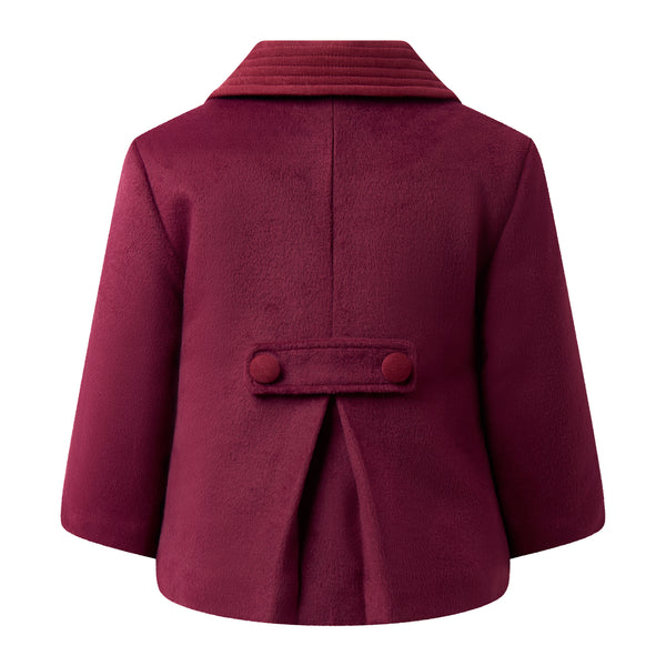 Double Breasted Coat and Bonnet