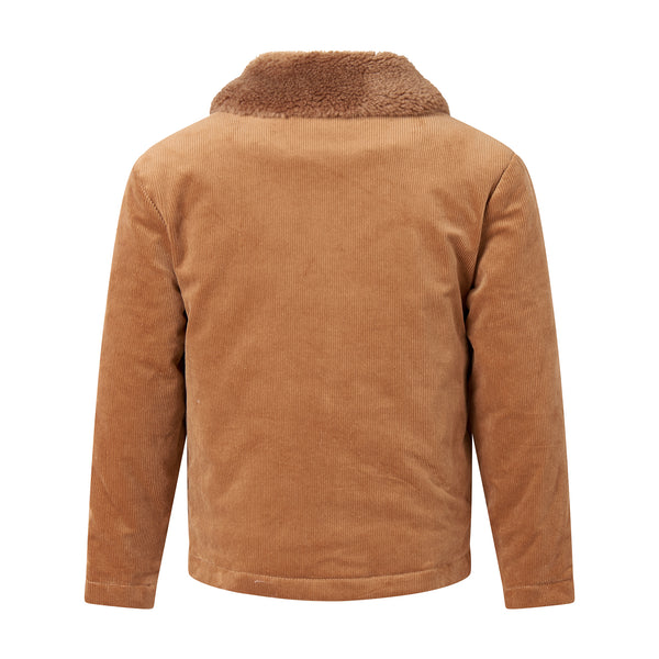 Cord Shearling Jacket