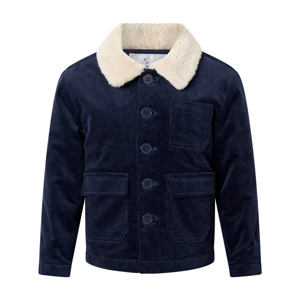Cord Shearling Jacket