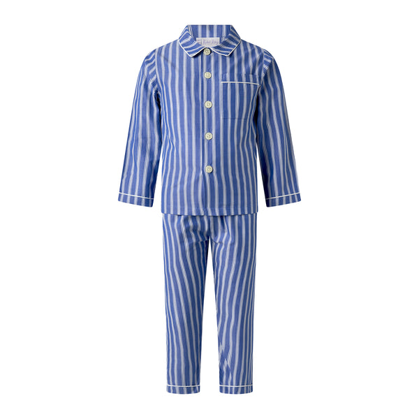 Classic Blue Double Stripe Pyjamas