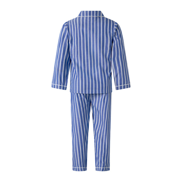 Classic Blue Double Stripe Pyjamas