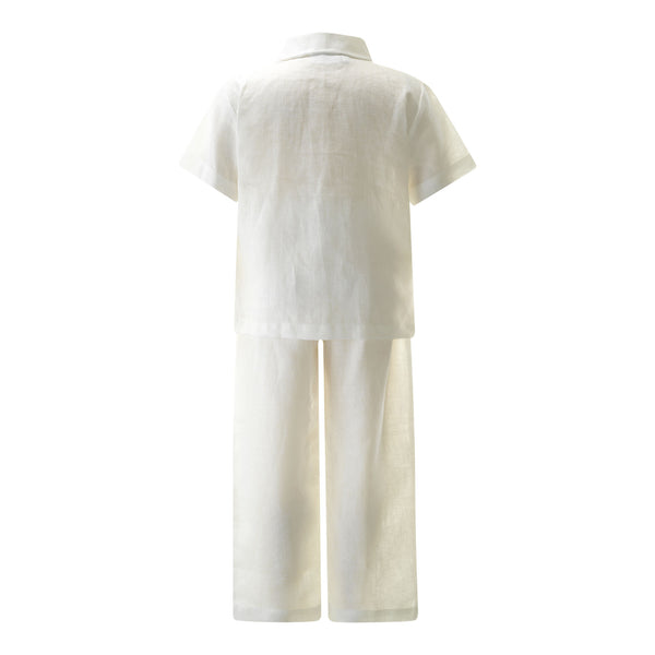 Linen Shirt and Trouser Set