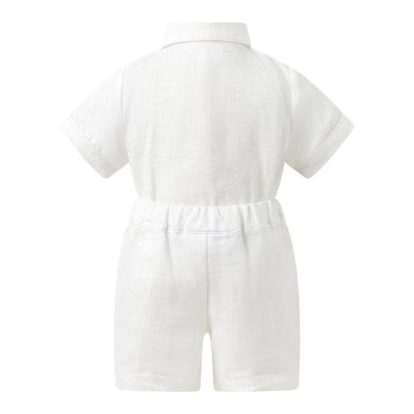 Linen Short and Shirt Set