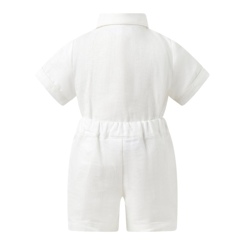 Linen Short and Shirt Set