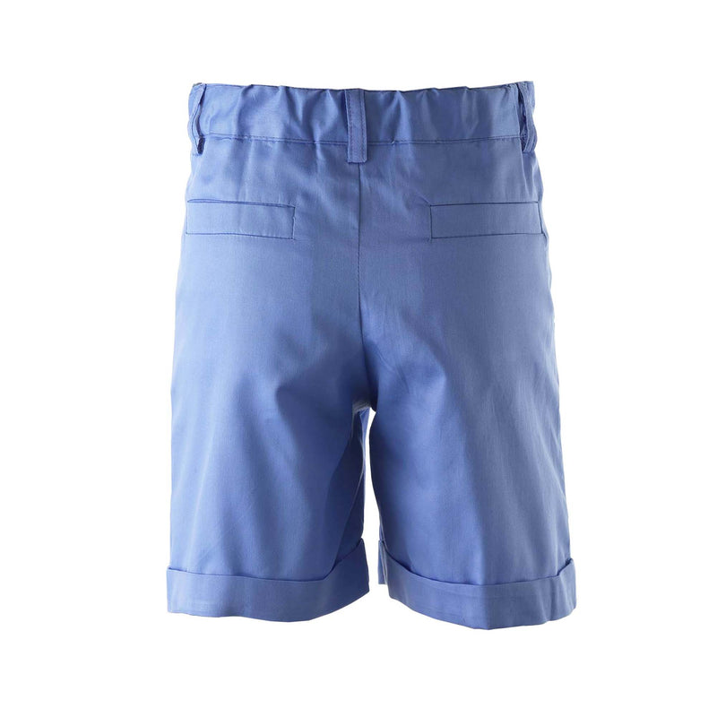 Blue Tailored Shorts