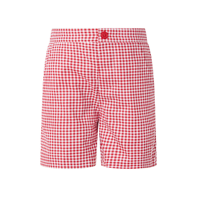 Red Gingham Shorts