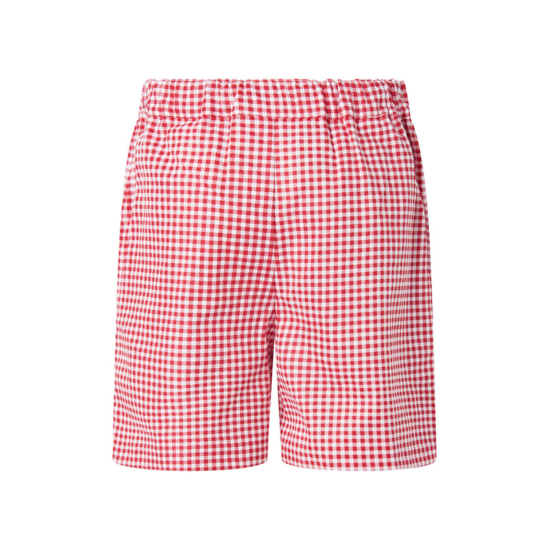 Red Gingham Shorts