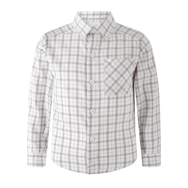 Ivory Check Pocket Shirt