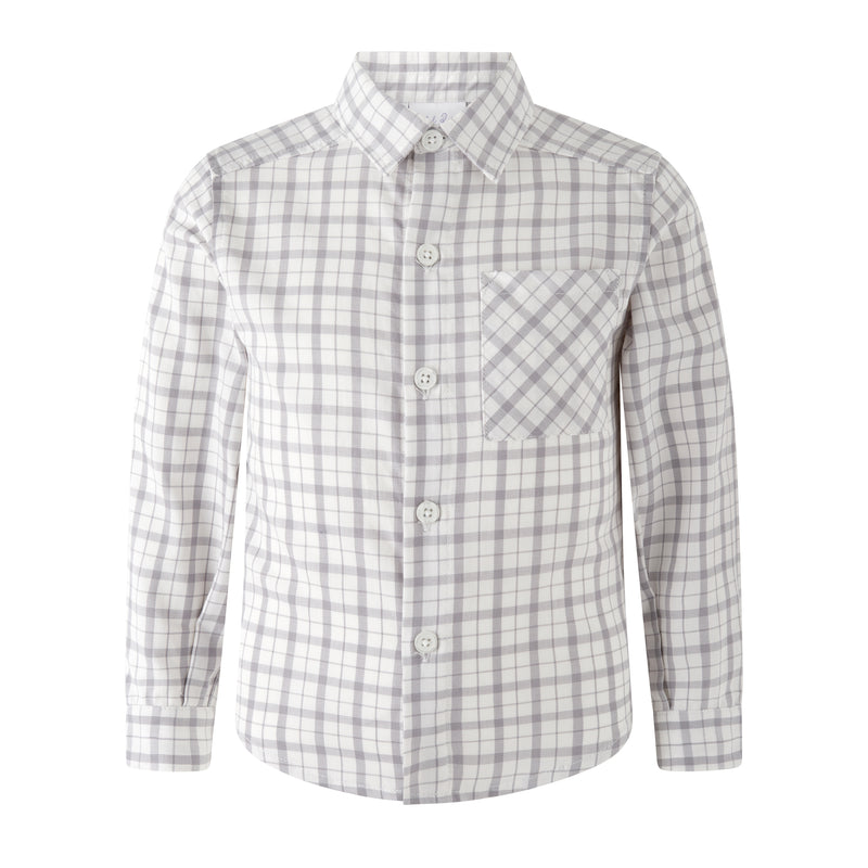 Ivory Check Pocket Shirt