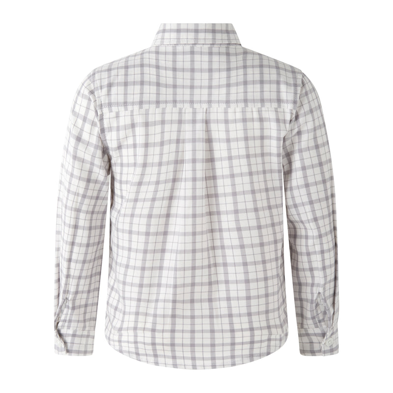 Ivory Check Pocket Shirt