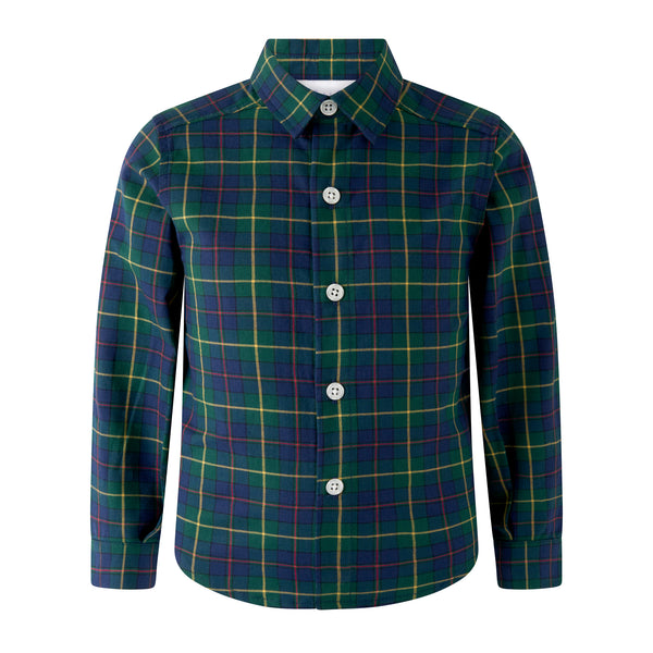 Navy Check Shirt