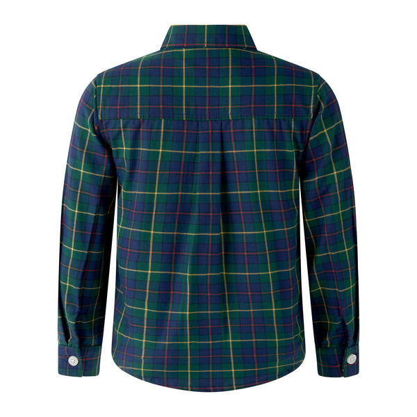 Navy Check Shirt