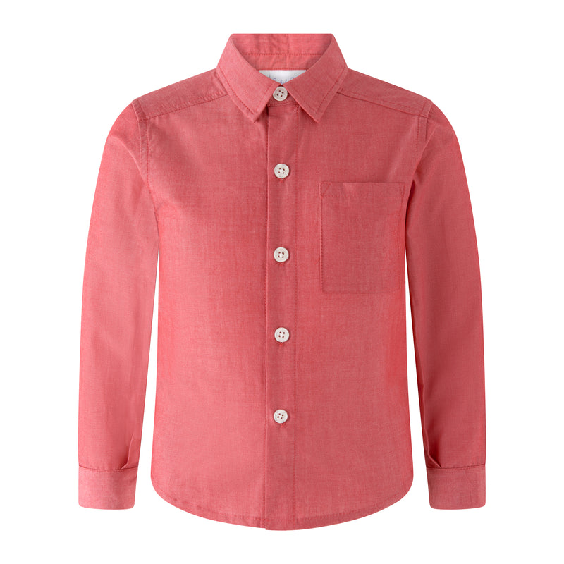Red Chambray Shirt