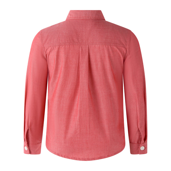 Red Chambray Shirt
