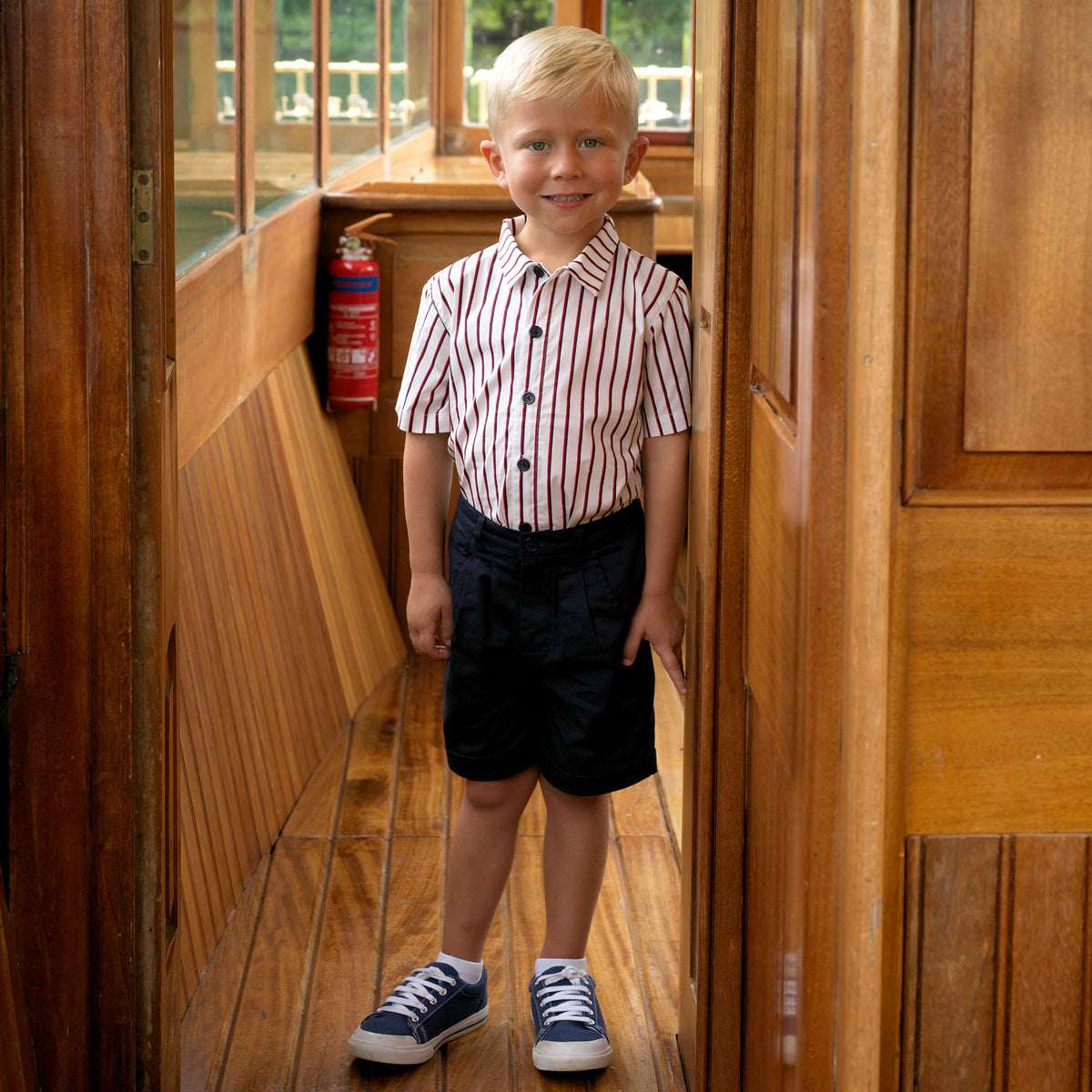 Navy Stripe Shirt