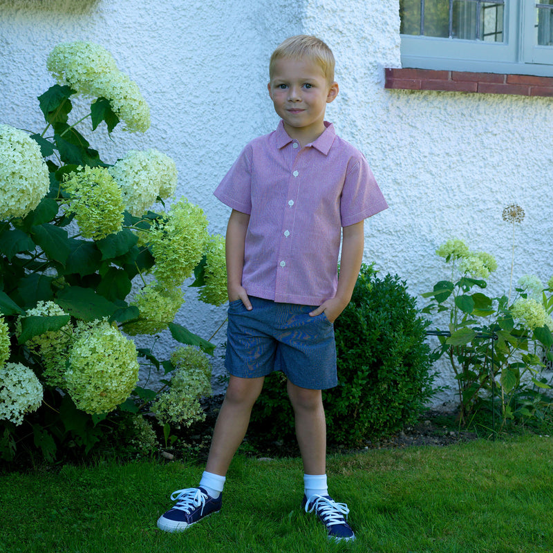 Chambray Shorts