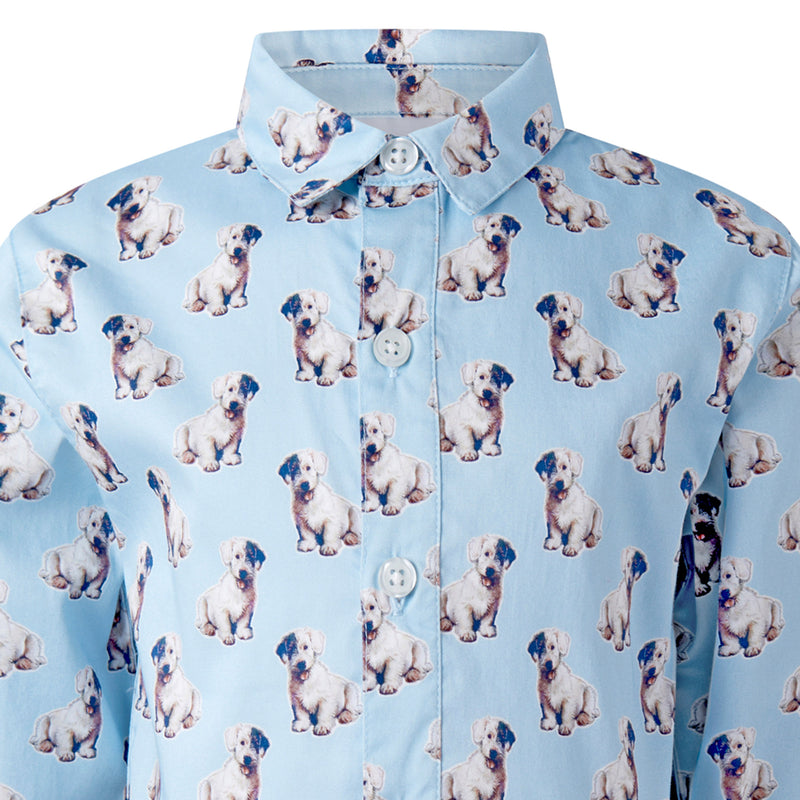 Blue Puppy Shirt