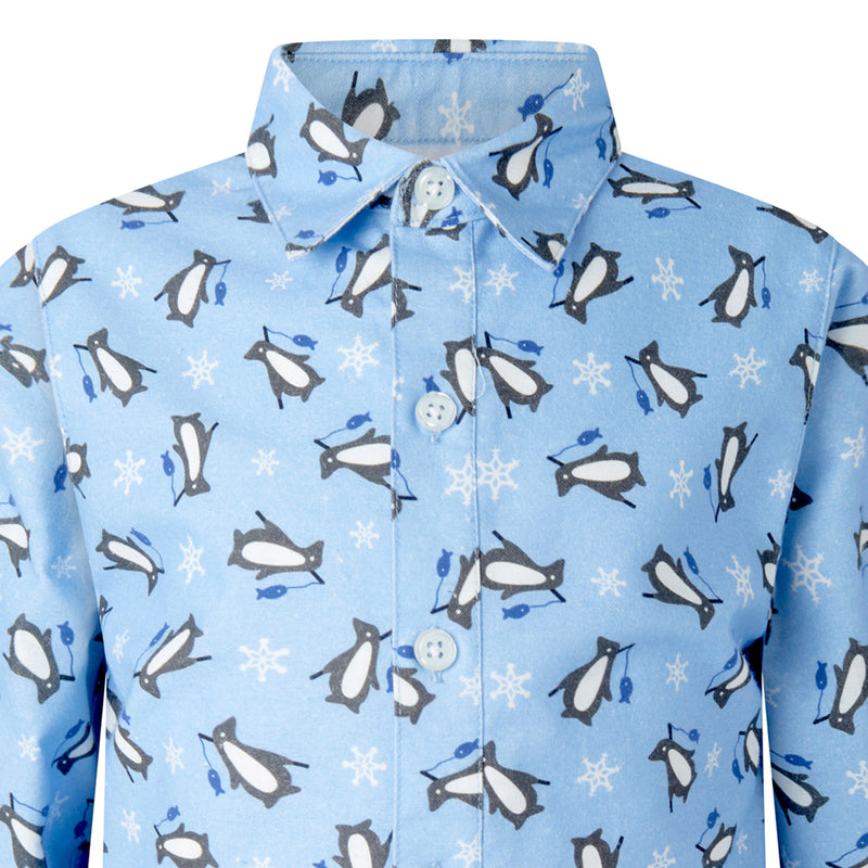 Blue Penguin Shirt