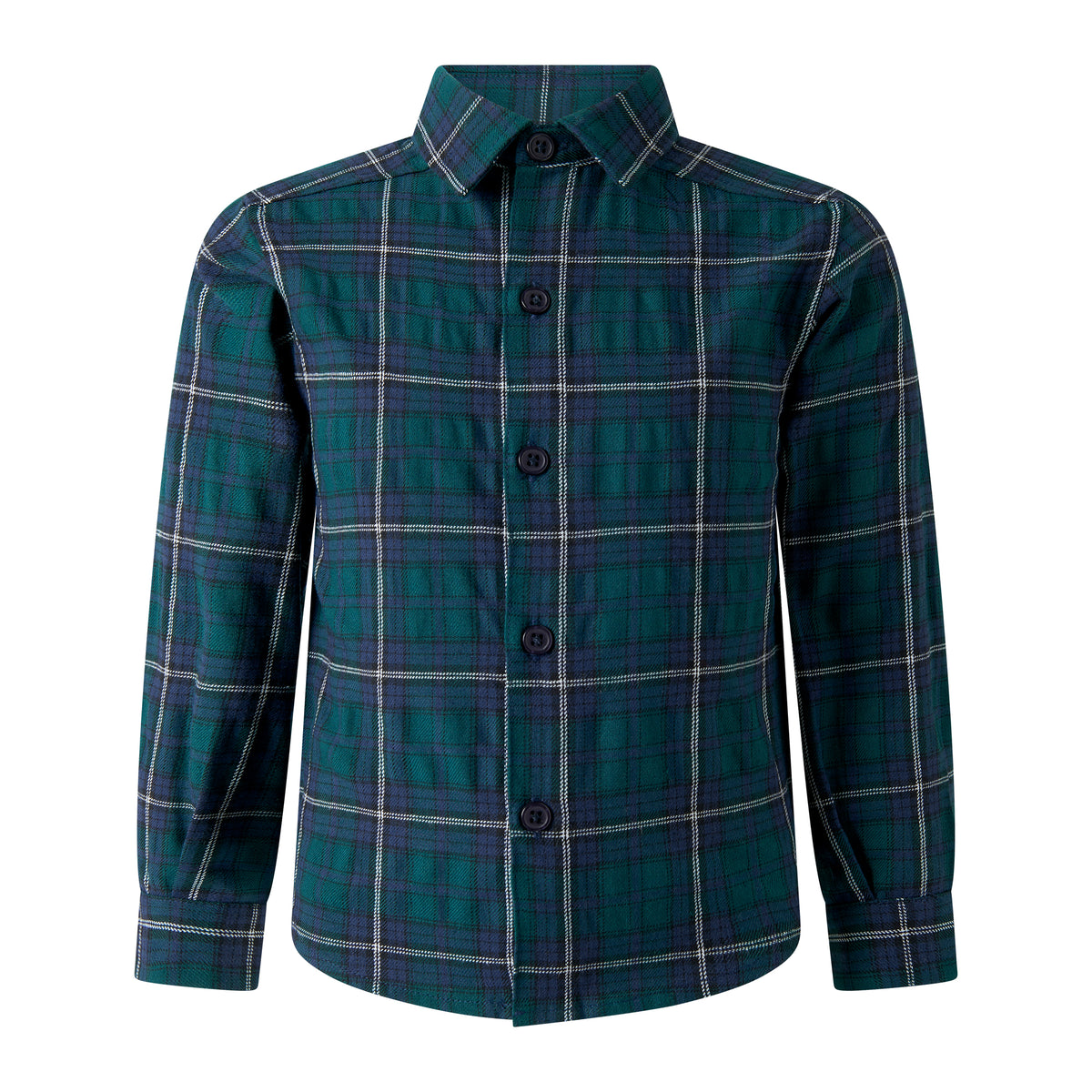 Green Tartan Flannel Shirt