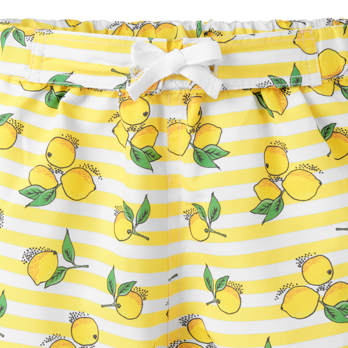 Lemon Stripe Swimshorts