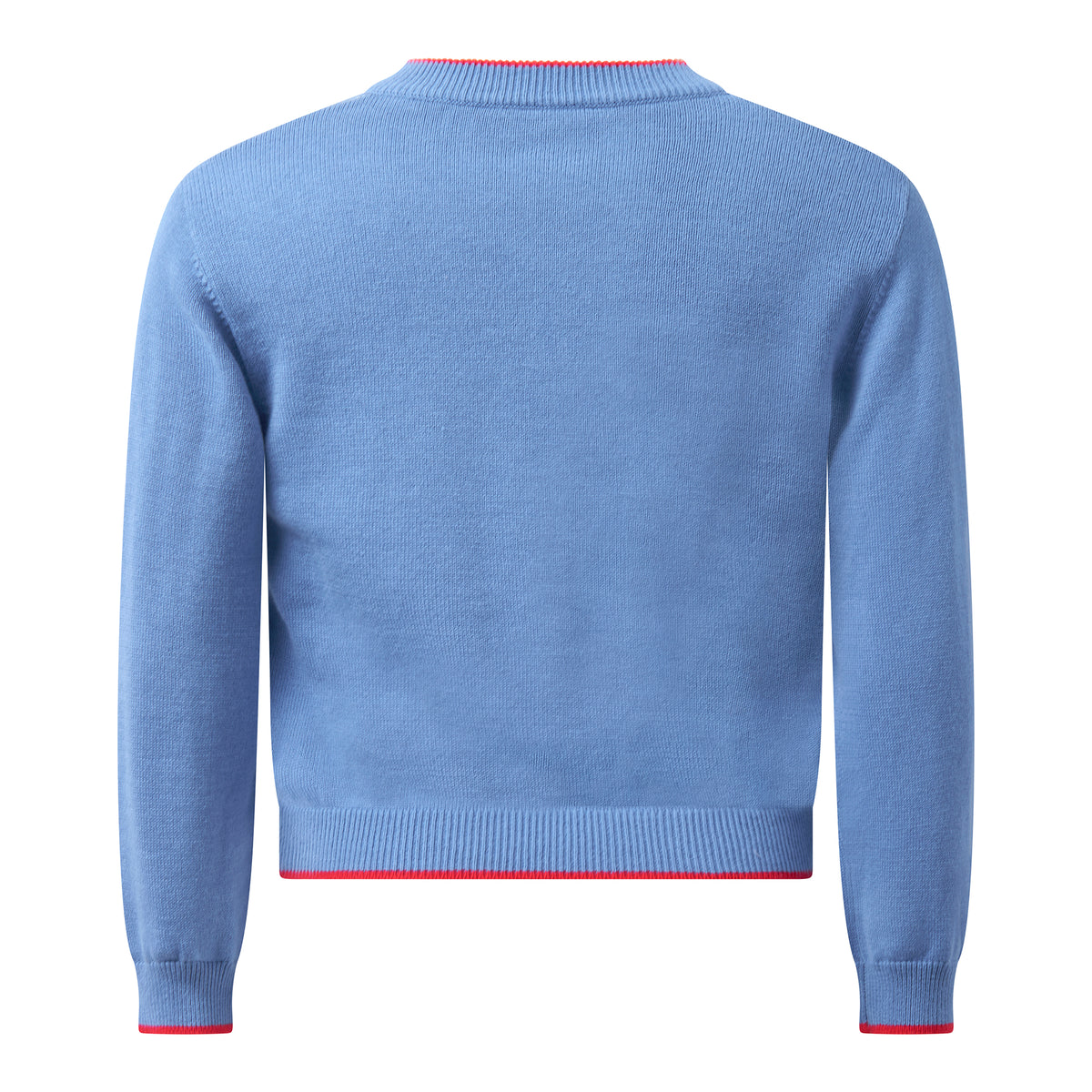 Blue ABC V-neck Sweater