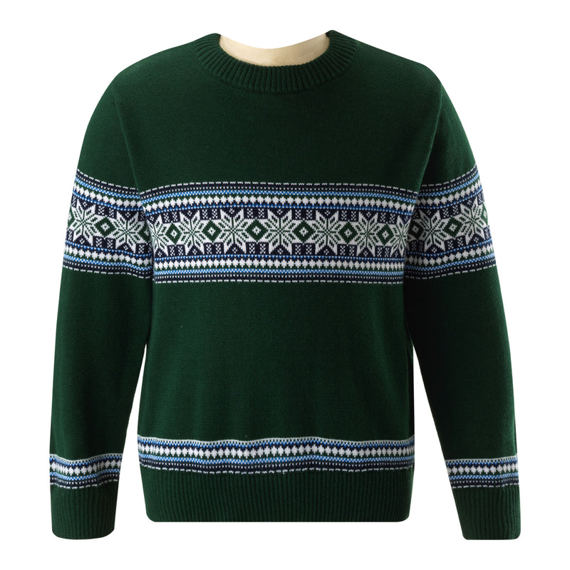 Fairisle Sweater, Green