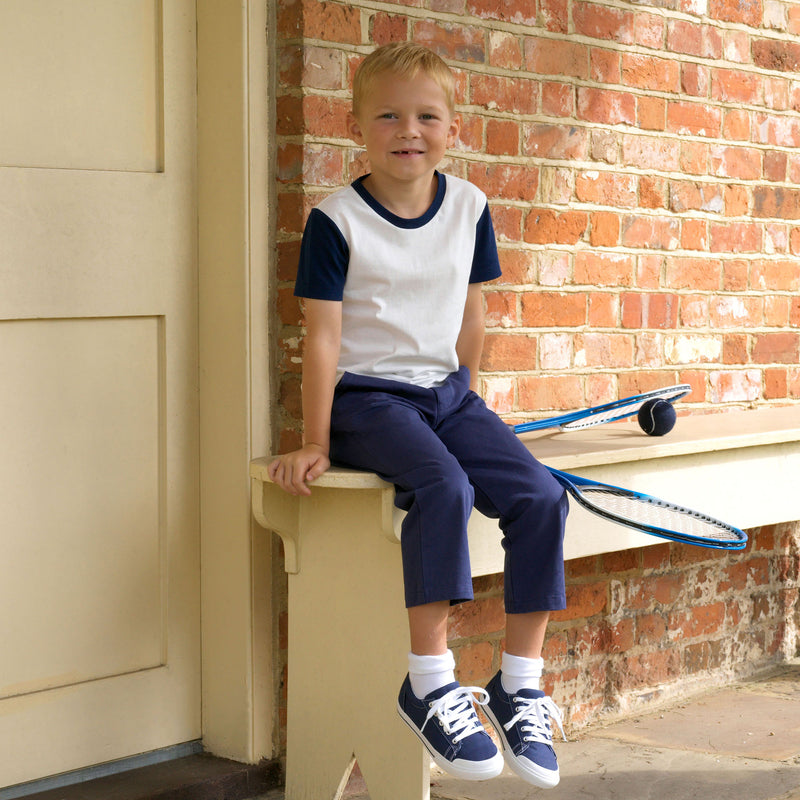 Navy Two Tone T-shirt
