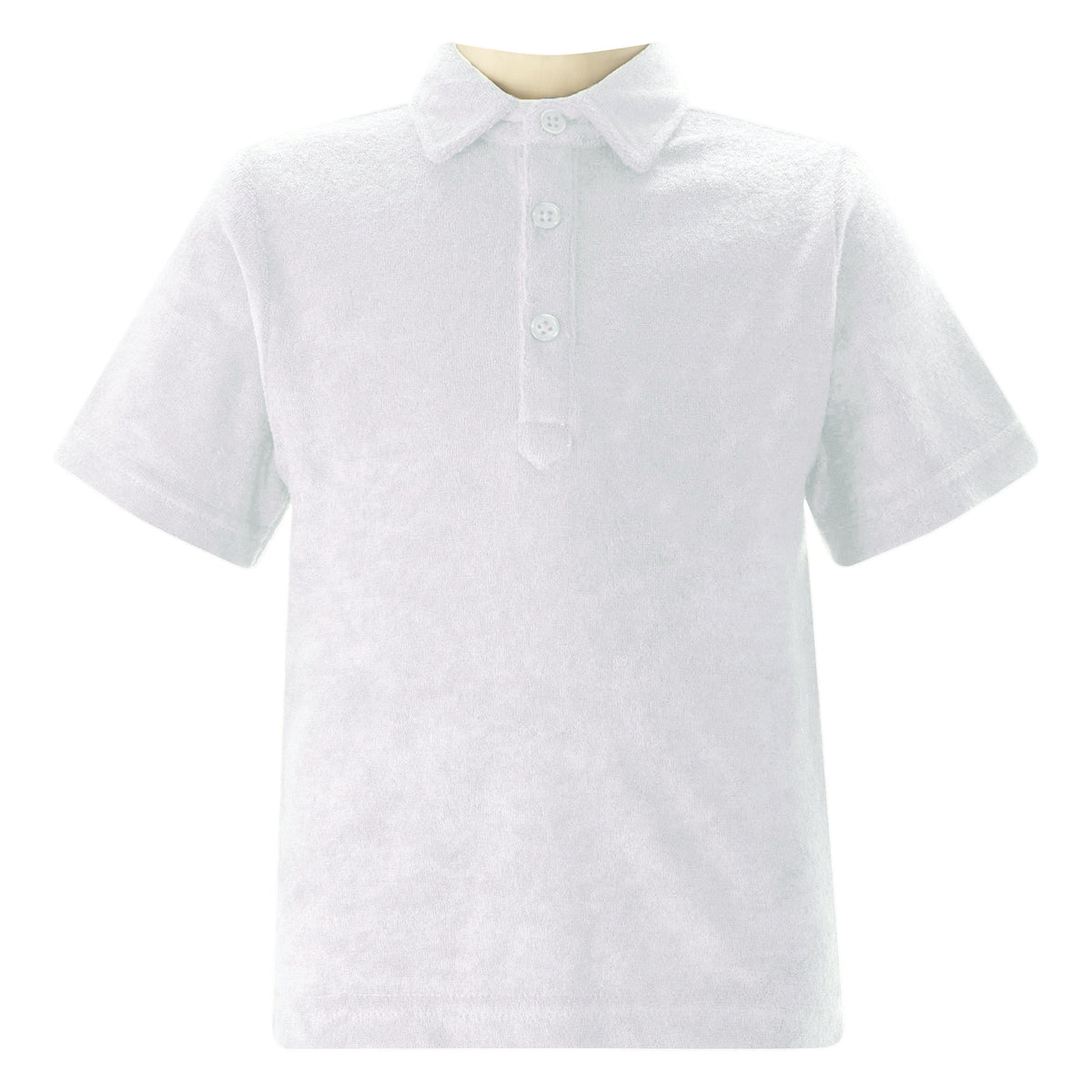 White Terry Polo
