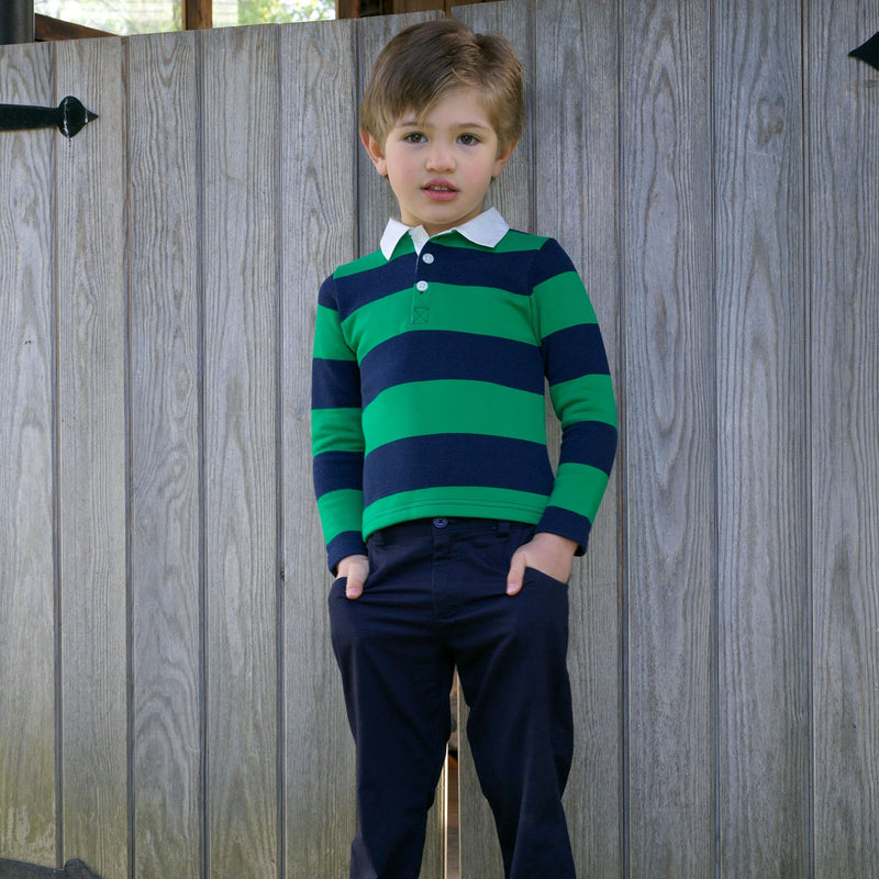 Stripe Rugby Polo