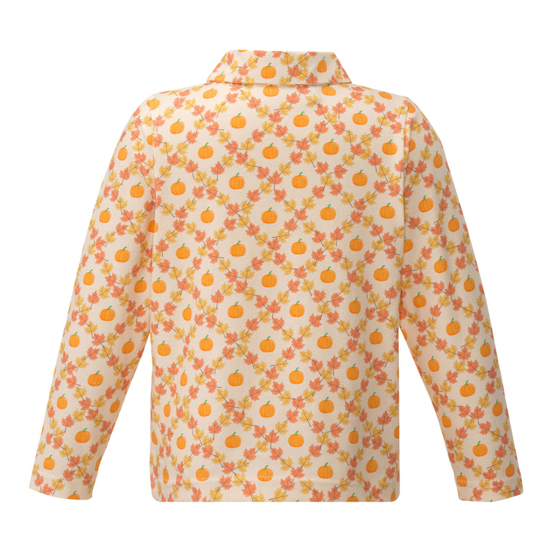Pumpkin Check Polo Shirt