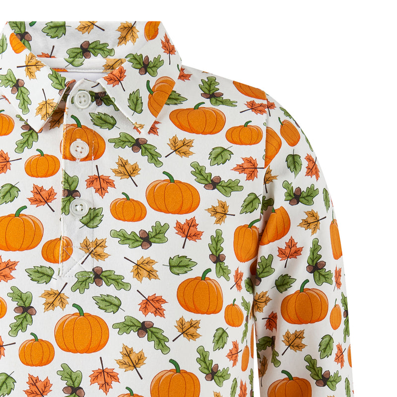 Orange Pumpkin Polo