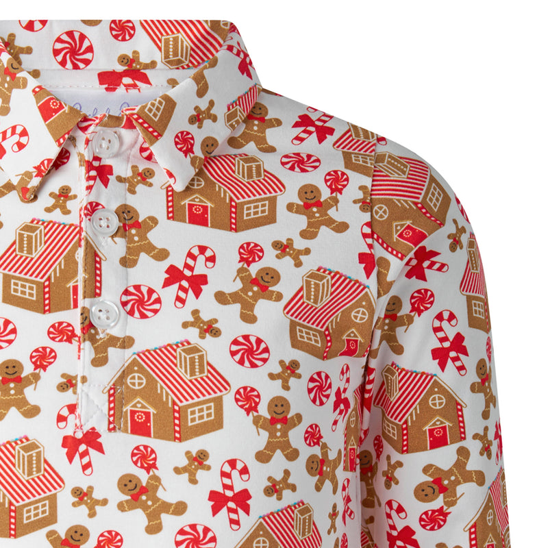 Red Gingerbread Polo