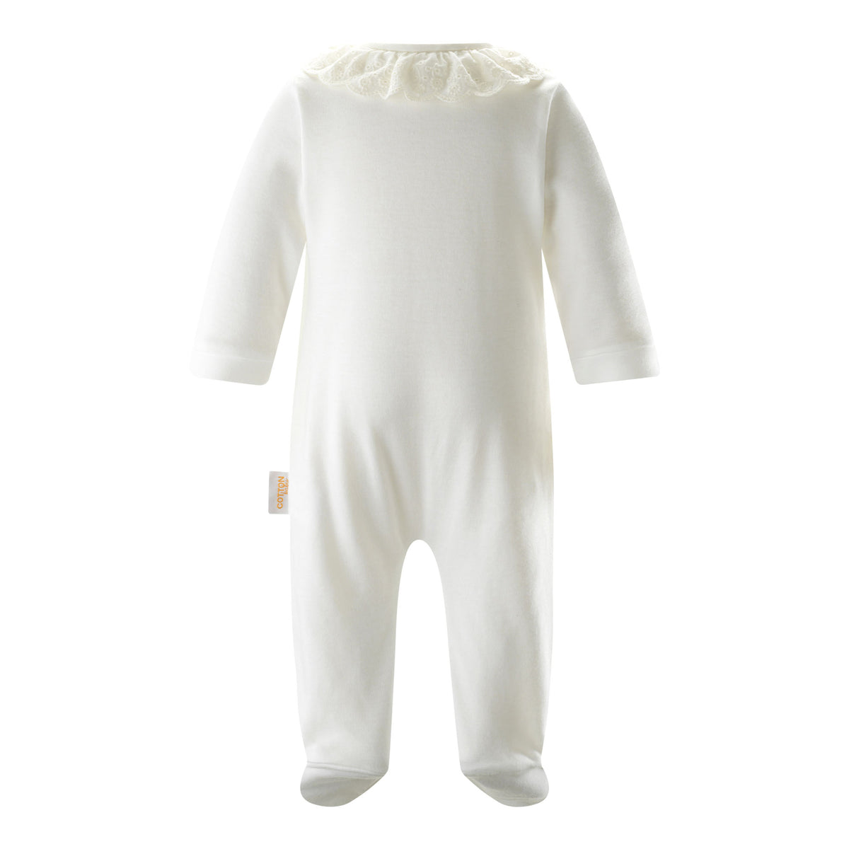 Broderie Collar Babygro
