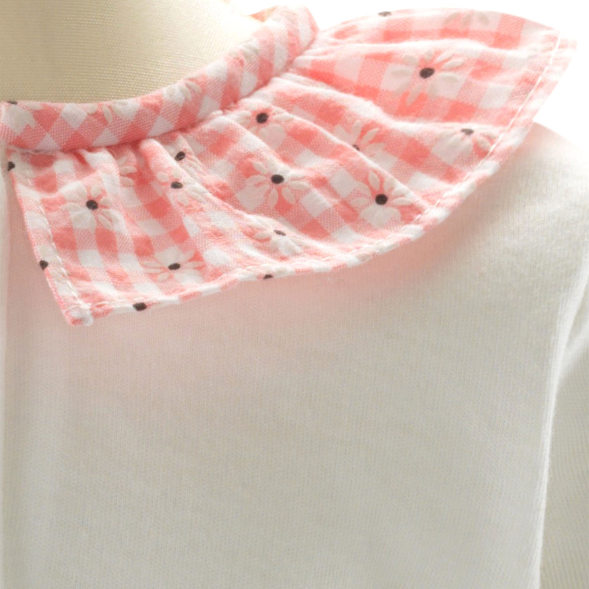Gingham Daisy Babygro
